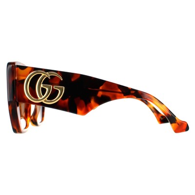 Pre-owned Gucci Sunglasses Gg0956s 007 Havana Brown
