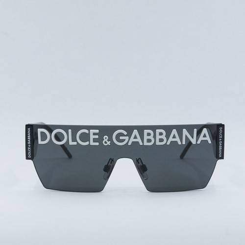 Pre-owned Dolce & Gabbana Dg2233 01/87 Black/grey 143-00-145 Sunglasses Authentic In Gray