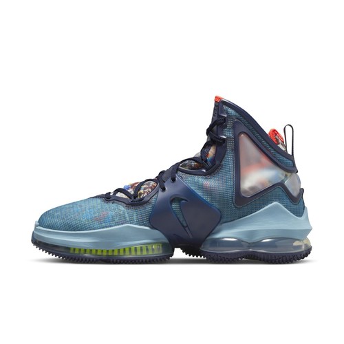 

[CZ0203-400] Мужские кроссовки Nike LeBron 19 «Фастфуд», Синий