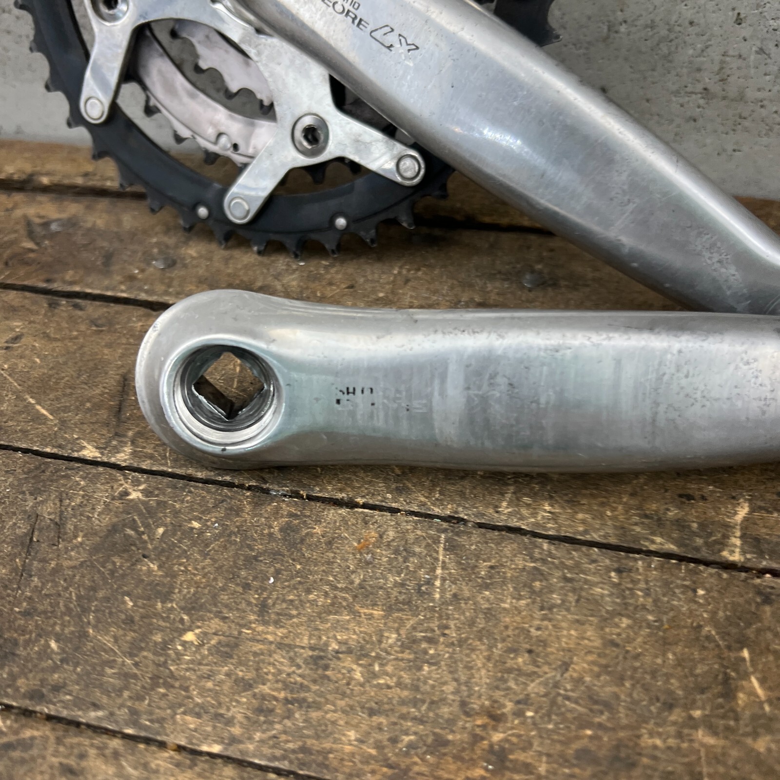 Vintage Shimano Deore LX Crank Set FC-M560 175