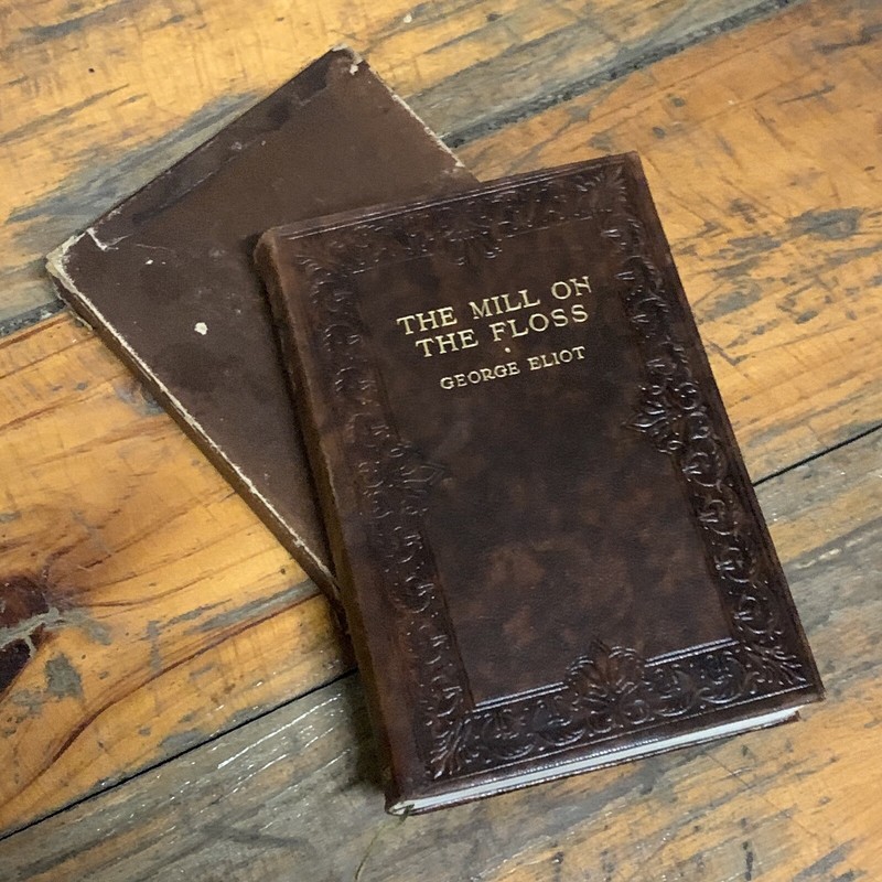 Antique Book The Mill On The Floss By George Eliot Leather Bound In Slip Case Ebay