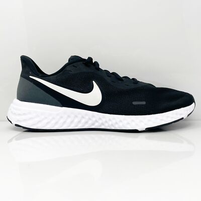 

Nike Mens Revolution 5 BQ6714-003 Черные кроссовки для бега Размер 13 W, Черный, Revolution 5