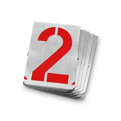 GRAVUREM-Signierschablonen / Schablonen / Stencils 0-9 / Schrifthöhe 70mm