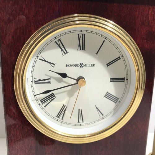 Howard Miller 645-104 Rose Encore Bracket Clock - Fluted Brass Finish