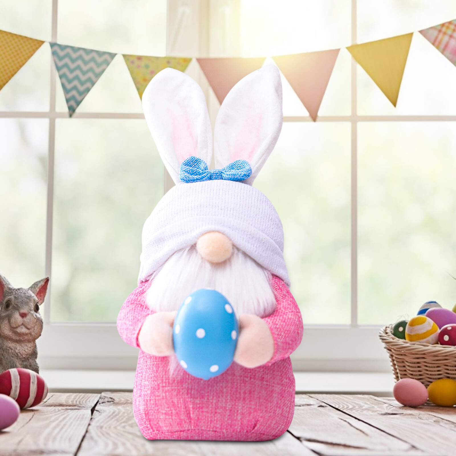 SANGSHI Ostern Deko Wichte,Easter Day GNOME Zwergpuppe, Schlafzimmer Wohnzi Neu