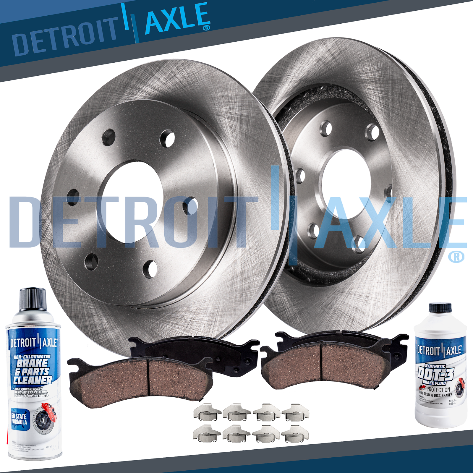 355mm Front Disc Brake Rotors + Ceramic Pads for V Cadillac CTS  STS 6 LUG