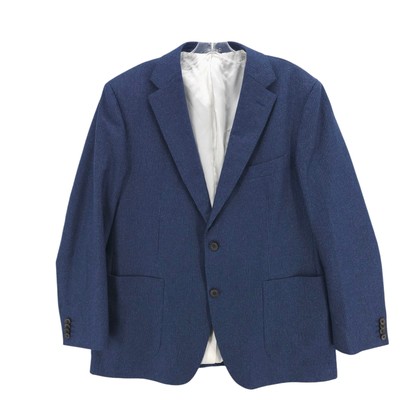 SUITSUPPLY Vitale Barberis Canonico Blazer Blue Pinstripe Pure Wool Estimate 42R