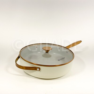Masterclass Stainless Steel Ceramic Coating Non-stick Saute Pan 4.5-qt  11'' New
