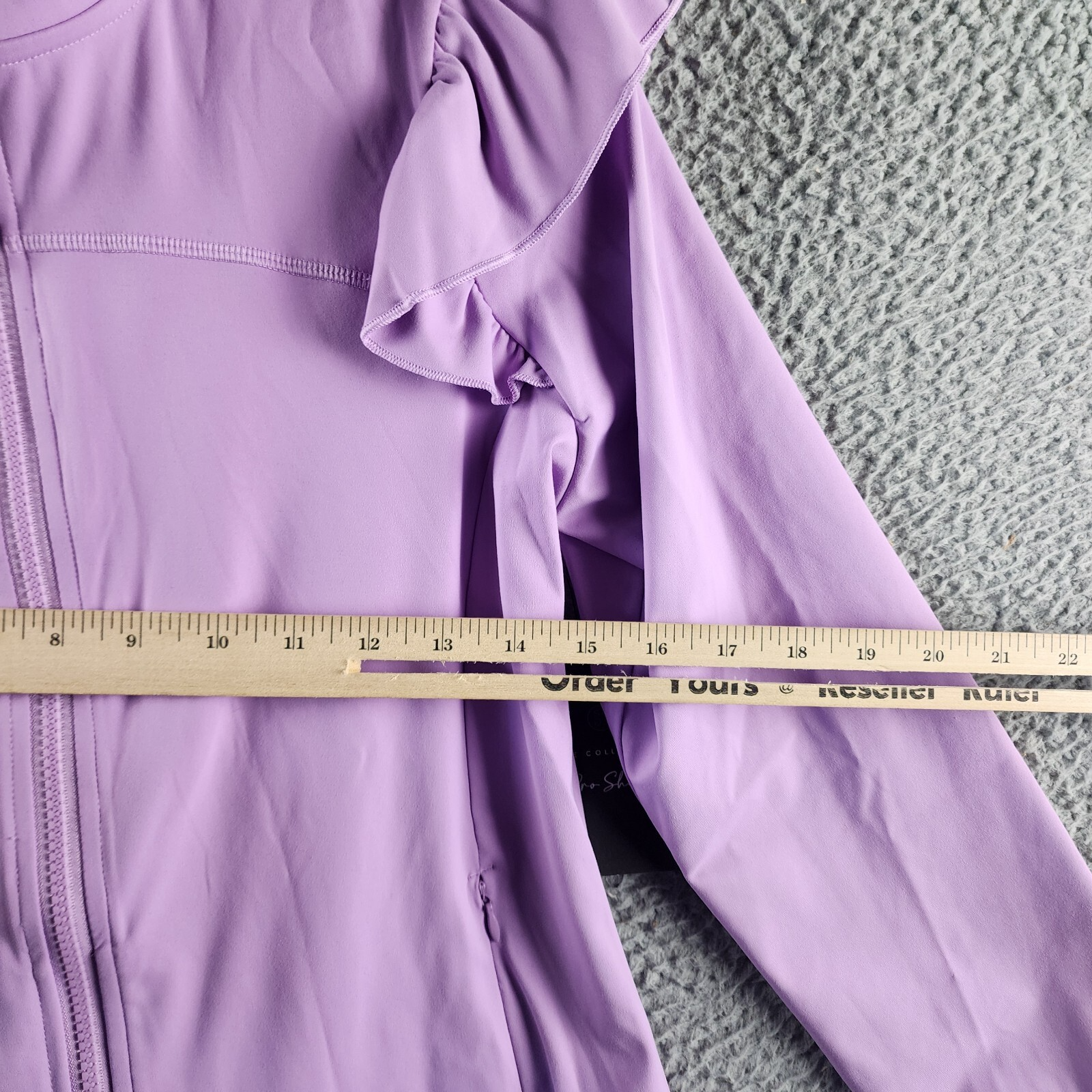 SAGE COLLECTIVE UPF 50+ Flyer Performance Track Jacket Women M Lilac Zip Closure - Picture 7 of 14