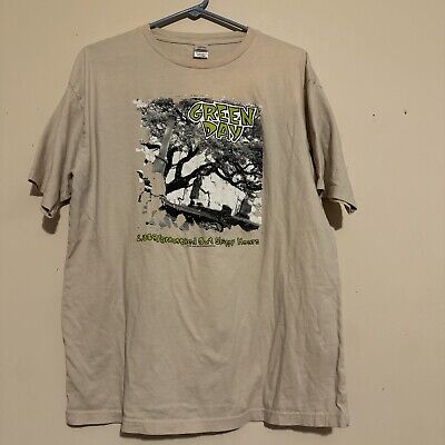 Green Day Shirt Old School Lookout Records Shirt Fat Wreck Chords Shirt Size XL
