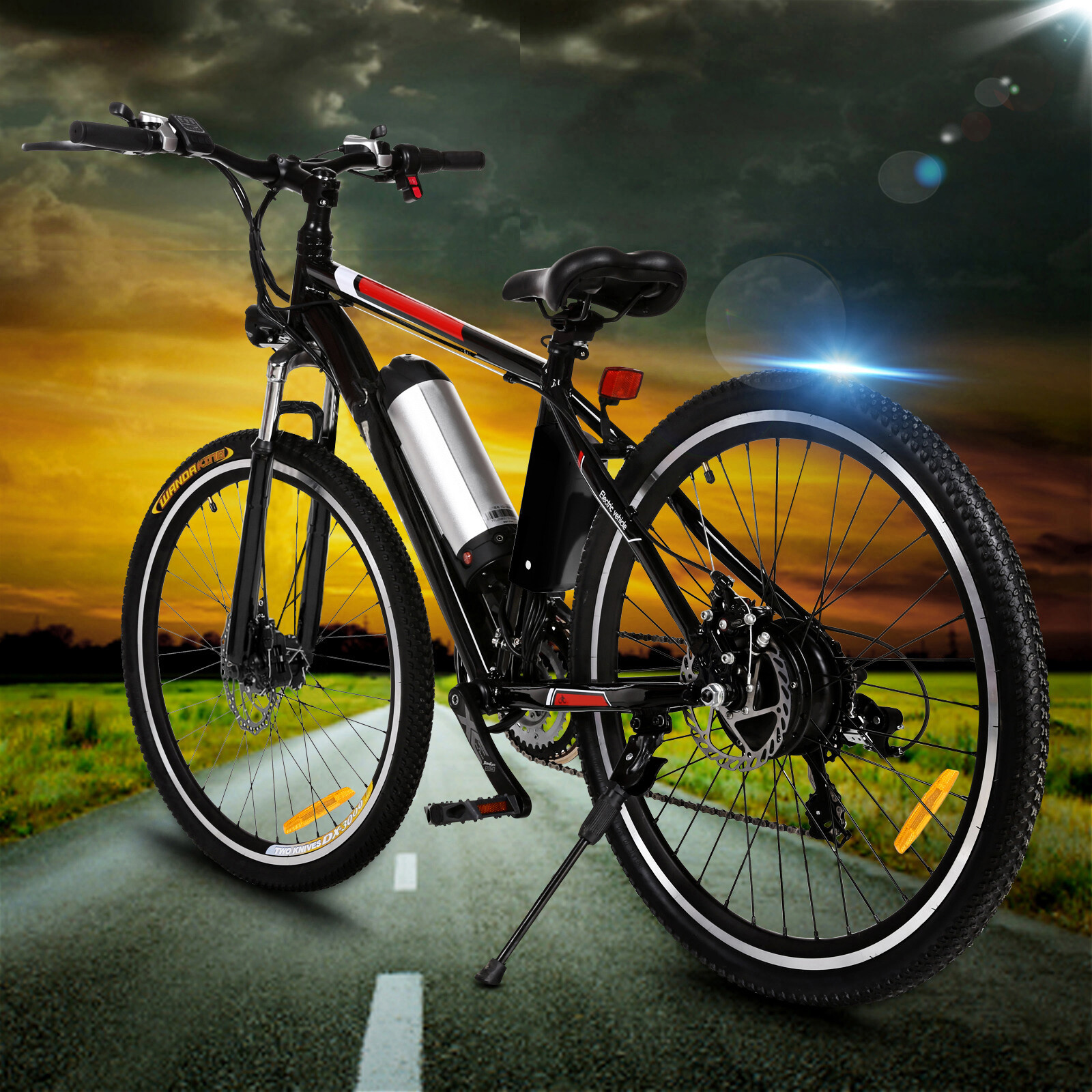 EBIKE Elektrofahrrad 26 Mountainbike Ebike Shimano MTB Pedelec LIION AKKU Hot