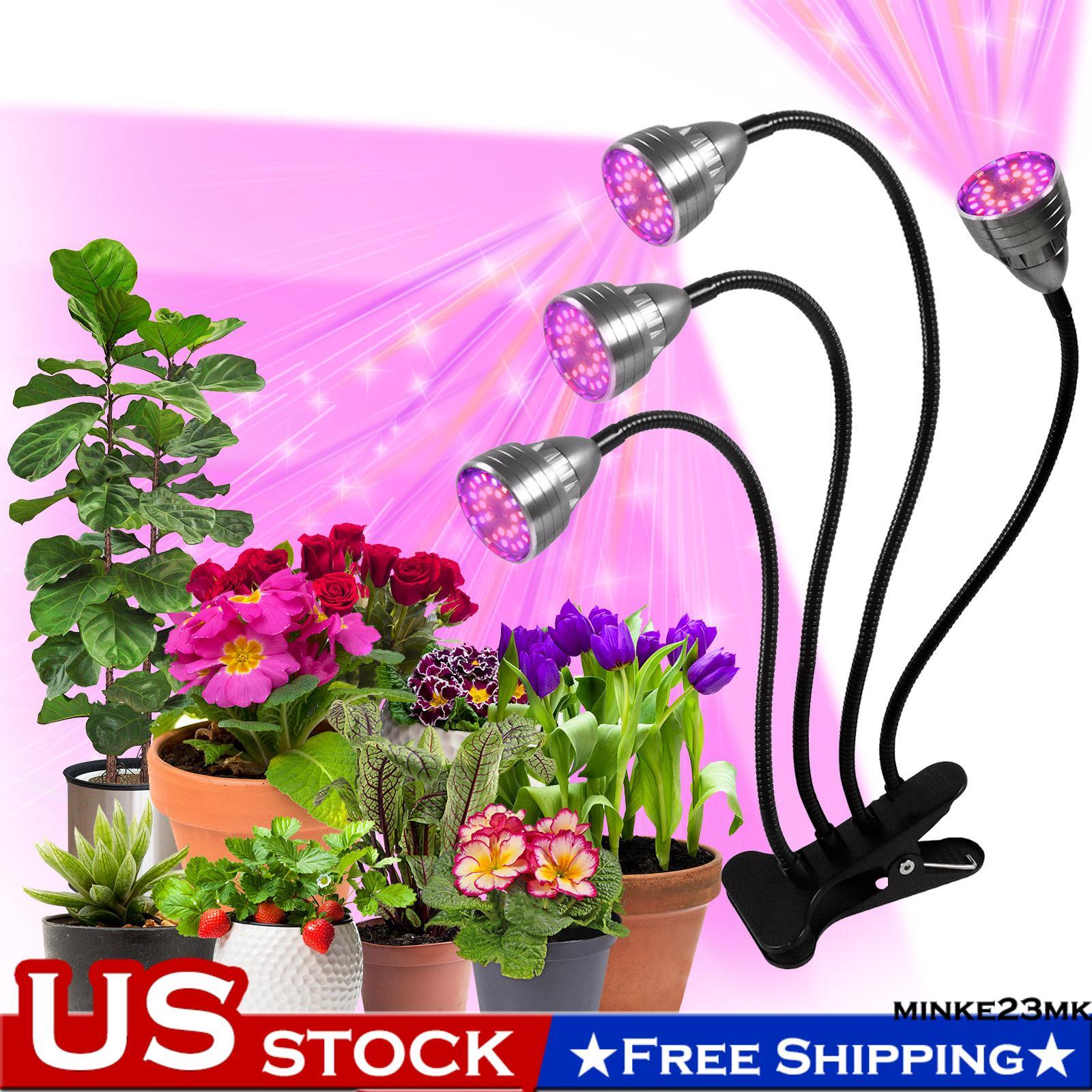 Flexable Clip On Lamp Indoor Plant Growing Home Grow