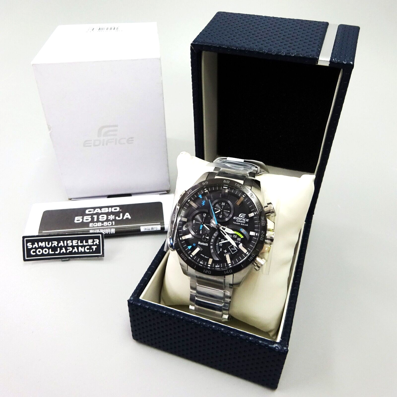 CASIO 2017 Edifice TIME TRAVELER Smartphone Link Model EQB-501XDB