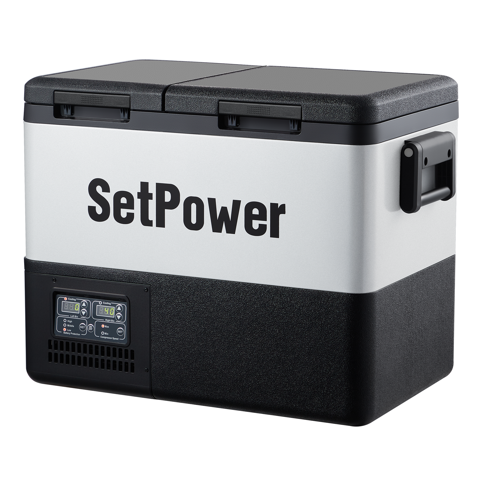 Setpower PT35 37QT Dual Zone Car Freezer Portable Fridge Camping Electric Cooler