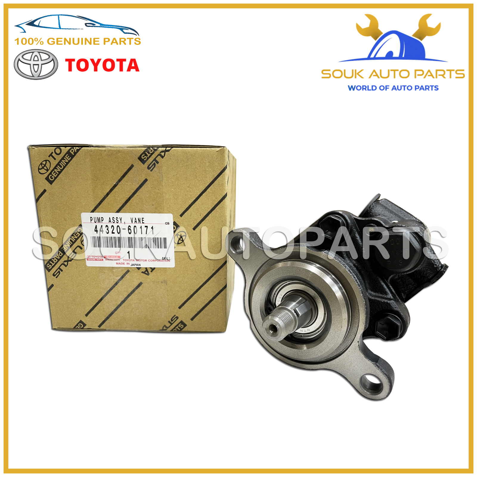 44320-60171 Genuine Toyota PUMP ASSY, VANE For LAND CRUISER