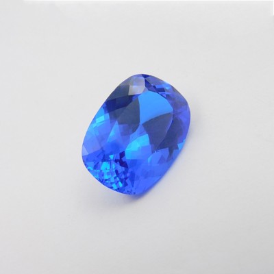Cushion Cut 10.21 Ct Natural CERTIFIED Loose Gemstone Blue Tanzanite Ring Size