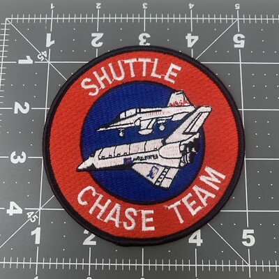 SPACE SHUTTLE CHASE TEAM CARRIERS Emblem Patches NASA Kennedy Space Center 80s