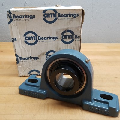 ASAHI UGP312 Eccentric Collar Locking Pillow Block Unit, 60mm Shaft Diameter M20