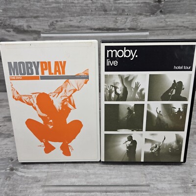 DVD Moby: Live - Hotel Tour 2005 and Mobu Play [DVD] Lot (2)
