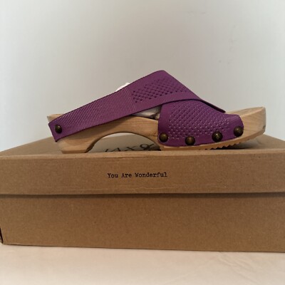 Jax & Bard Libby Hill Clog Sandle  Sz 38 U.S. 7 1/2-8 Snapdragon (lavender)