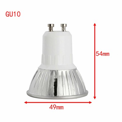 Dimmable LED Spotlight Bulbs GU10 MR16 E12 GU5.3 E27 3W White Epistar Lamp RD83