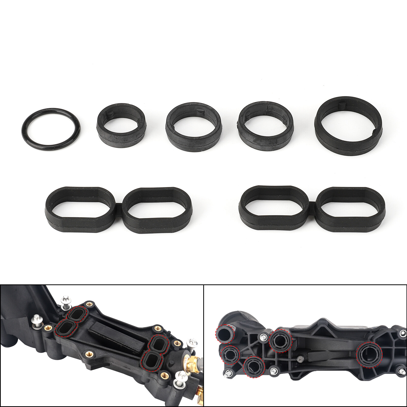 Oil Filter Adapter O-Rings for Jeep Cherokee Grand Cherokee Gladiator Wrangler