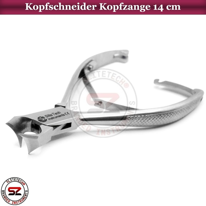 Nagelzange Profi Kopfschneider FuÃNagelzange Edelstahl FuÃNÃ¤Gel Dicke 14 Cm