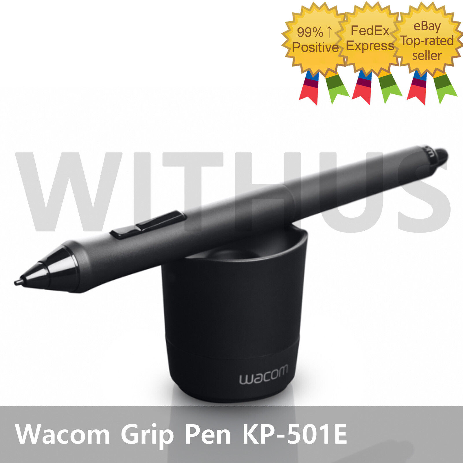 Wacom Grip Pen KP-501E for Intuos 4/ 5/ Pro/ Cintiq 21UX Wacom Grip Pen KP-501E for Intuos 4/ 5/ Pro/ Cintiq 21UX