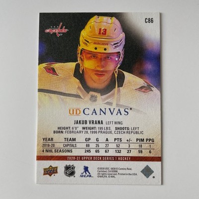 2020 Upper Deck Series 1 #C86 Jakub Vrana UD Canvas 