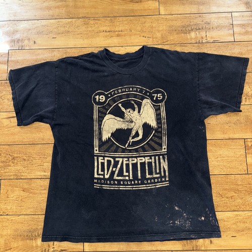 Vintage Y2K LED-Zeppelin T-Shirt Black 22.5x27 XL Madison