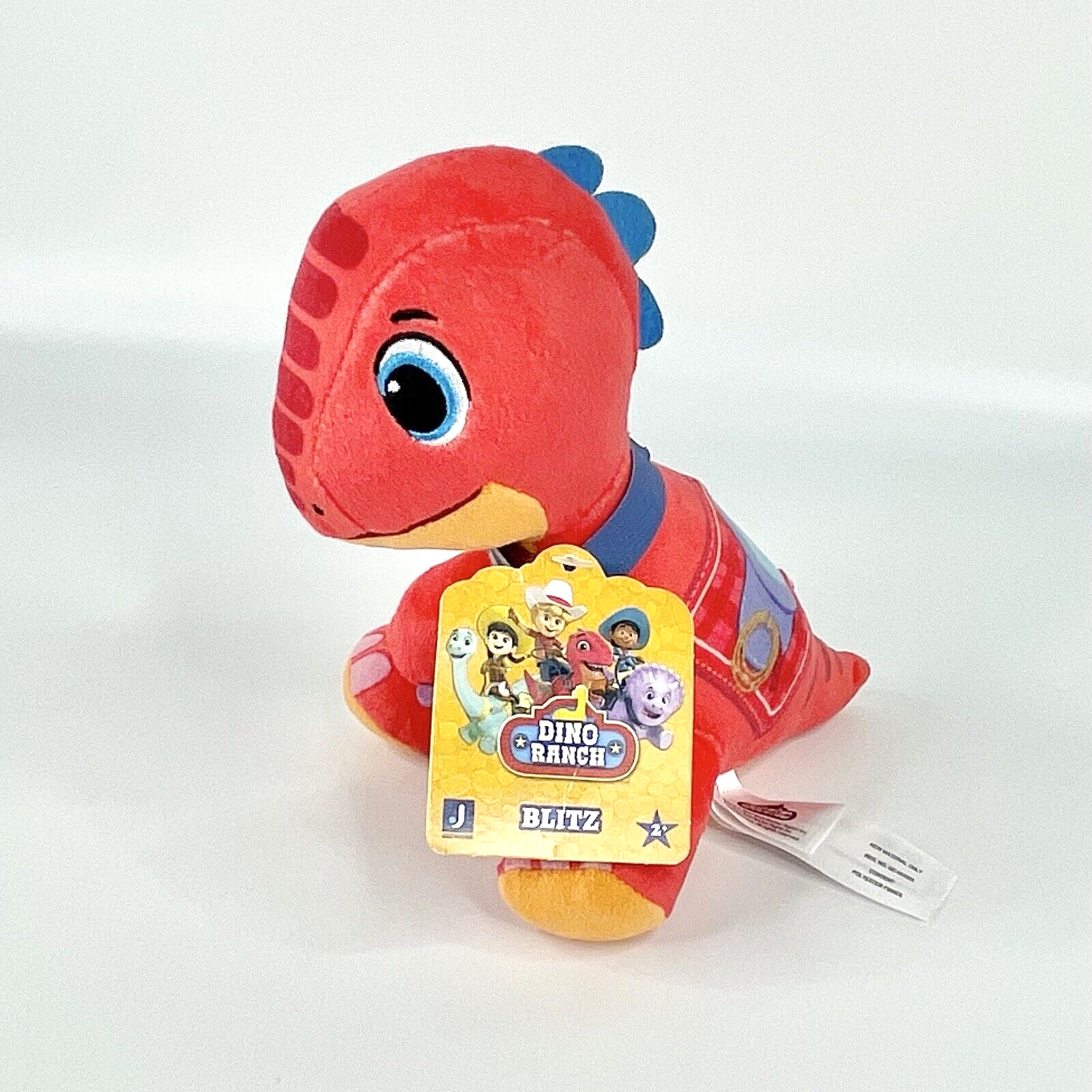 Dino Ranch Blitz Plush Dinosaur Stuffed Animal with Tags Jazwares Boat Rocker