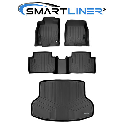 SMARTLINER Custom Fit Floor Mat Set For 2016-2021 Honda Civic (Fits Sedan Only)