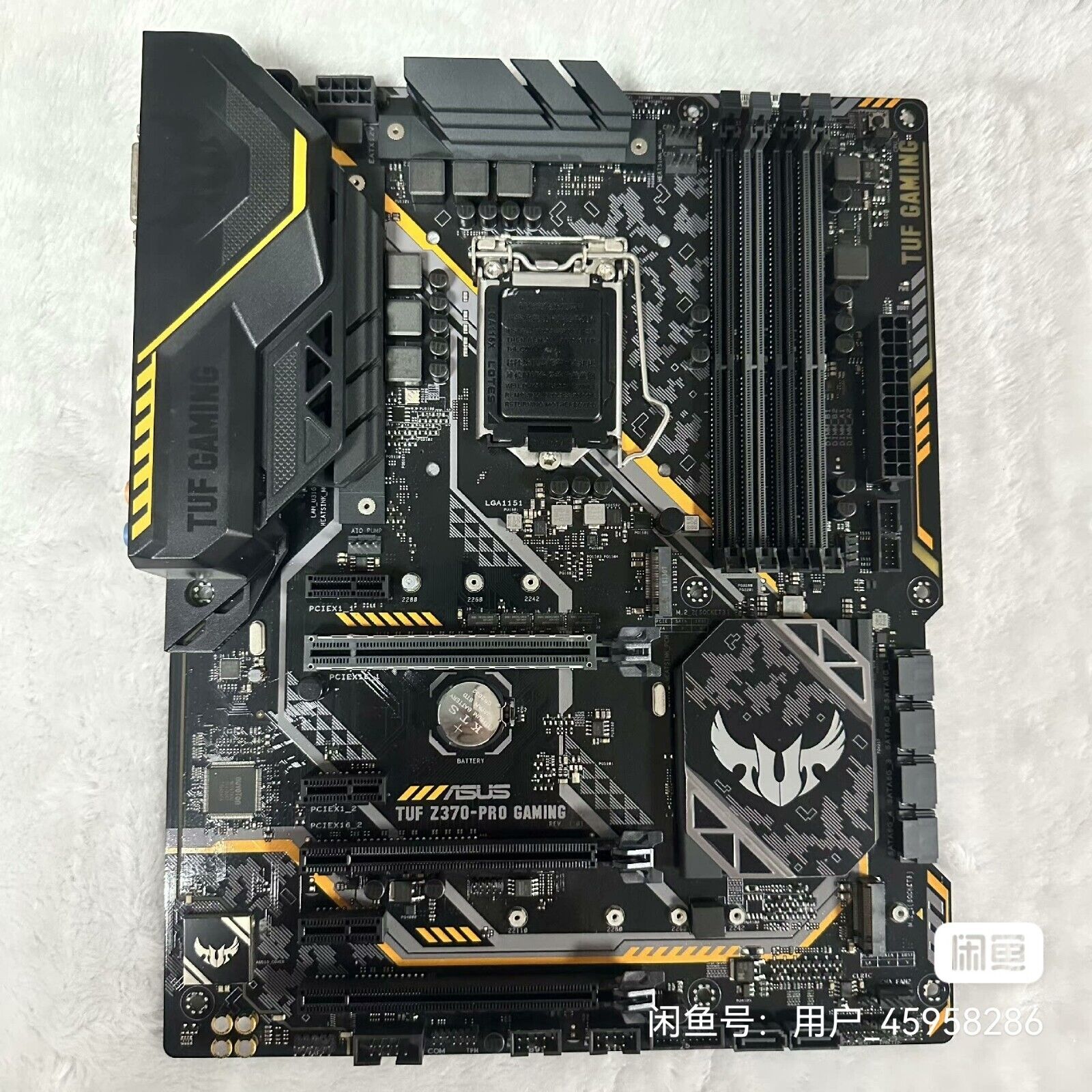 ASUS TUF Z370-PRO GAMING Motherboard Chipset Intel Z370 ASUS TUF Z370-PRO GAMING Motherboard Chipset Intel Z370