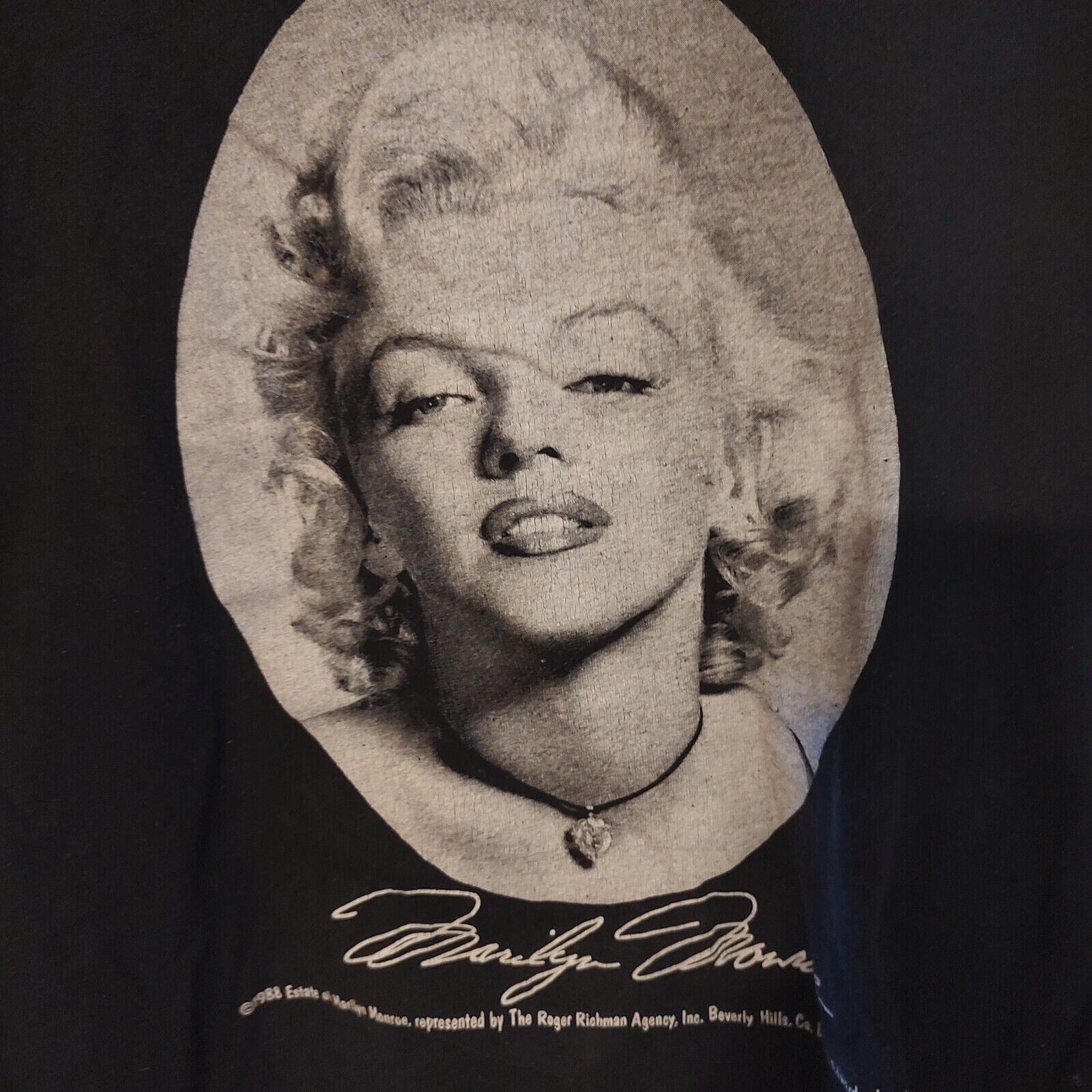 Rare Vintage Stedman Estate Of Marilyn Monroe 1995 Black T Shirt Men's Size XL
