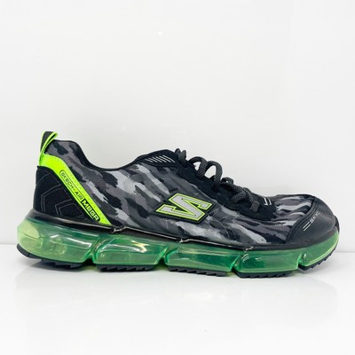 

Skechers Boys Air Mega 97733L Черные кроссовки для бега, размер 5, Черный, Air Mega