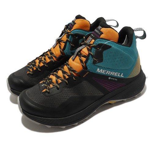 Merrell MQM 3 Mid GTX Gore-Tex Black Teal Orange Women Outdoor Hiking J135528