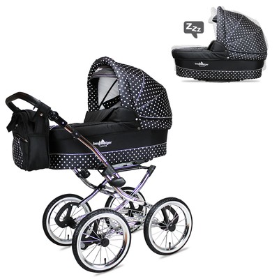 Bergsteiger Venedig Nostalgie Kombi Kinderwagen Retro Vintage 3in1 Babyschale