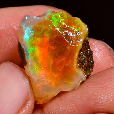 Opal,Opal rough,multi fire opal,Opal specimen,natural loose gemstone 23.65 Carat