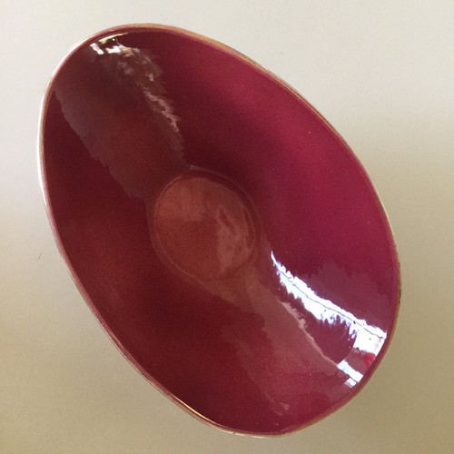 Heidi Schoop Bowl Decorated with Butterflies Nice