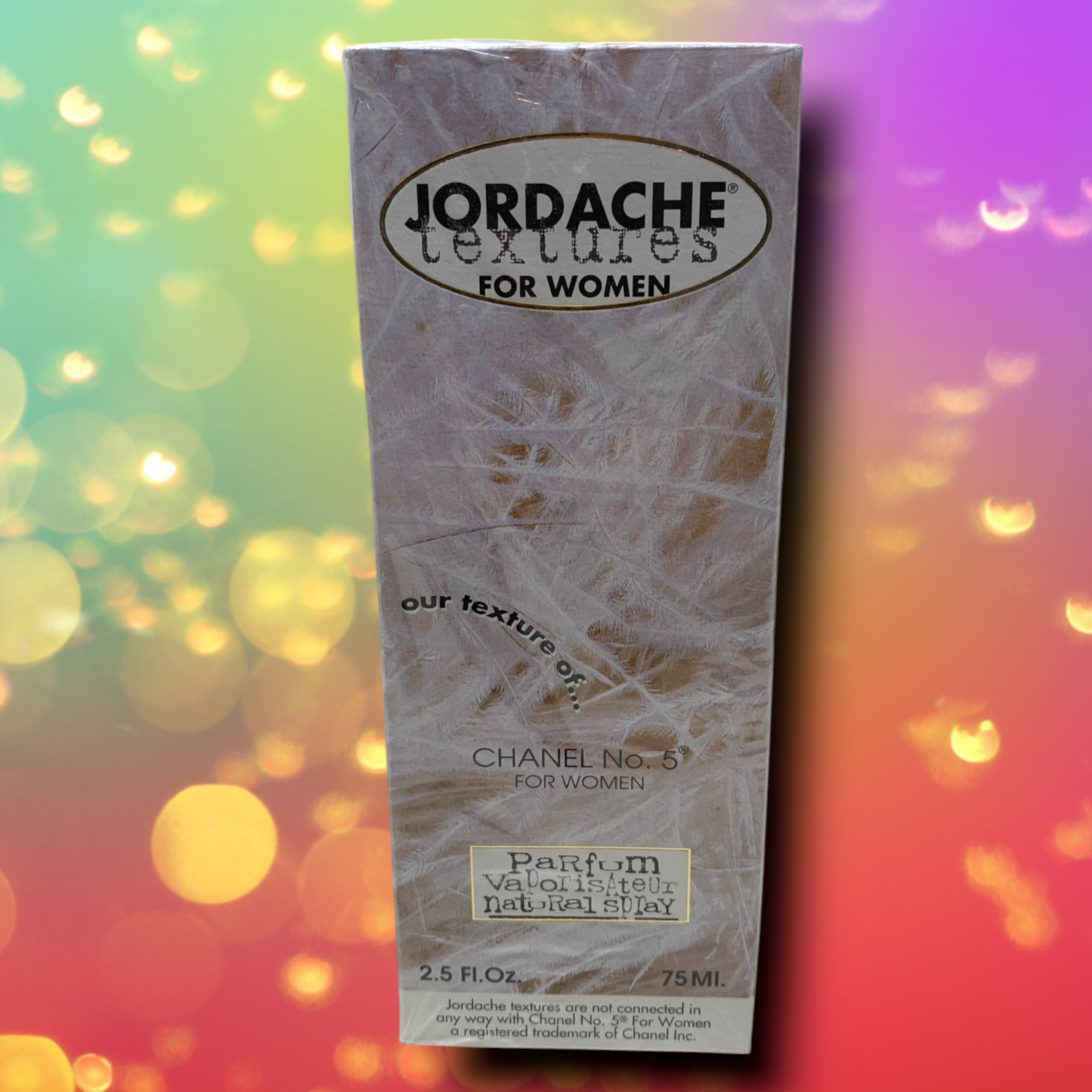 NEW Vintage Jordache Textures Parfum Natural Spray 2.5 oz 75 mL No.5 Dupe Sealed