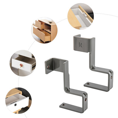 2PCS Front-Installation Clamps Cabinet Tool Jig Steel Drawer Panel Mounting Clip