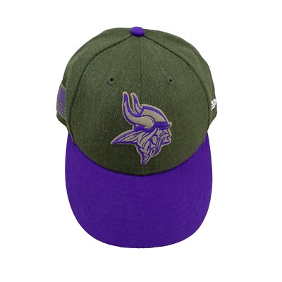 Hat Cap Minnesota Vikings Fitted 7 1/4 USA Made NFL Football 59fifty New Era NEW
