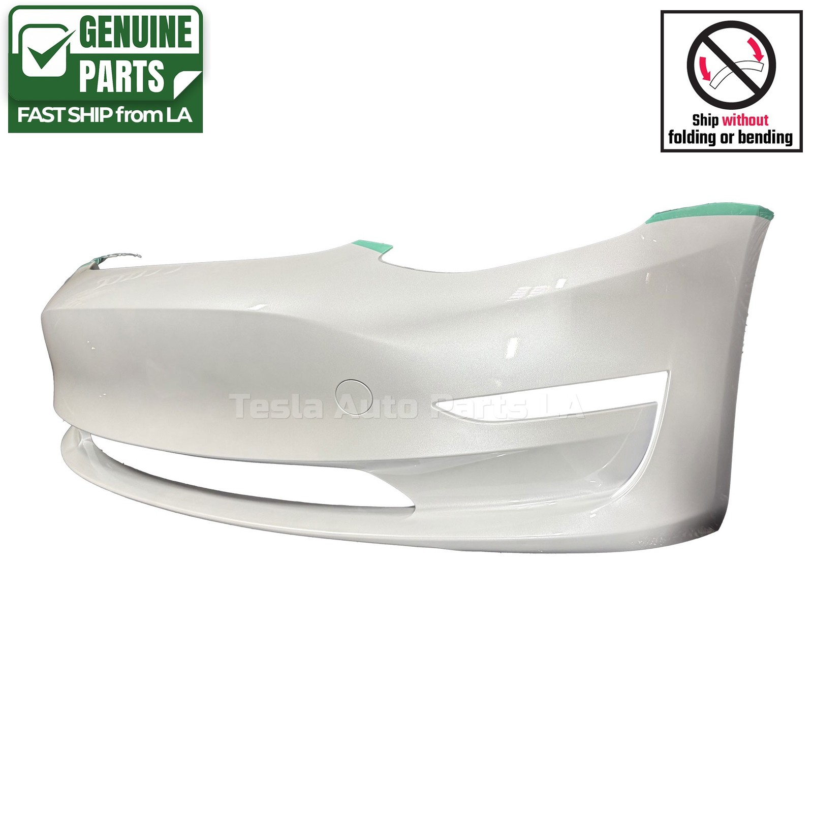 OEM Tesla Model 3 Front Bumper Pearl White 2017-2023 1084168-S0-E 1084168-00-F