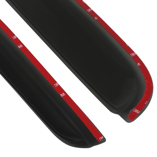 Dark Black Side Wind Deflectors Window Visors 4p For 2007-2018 Jeep Wrangler