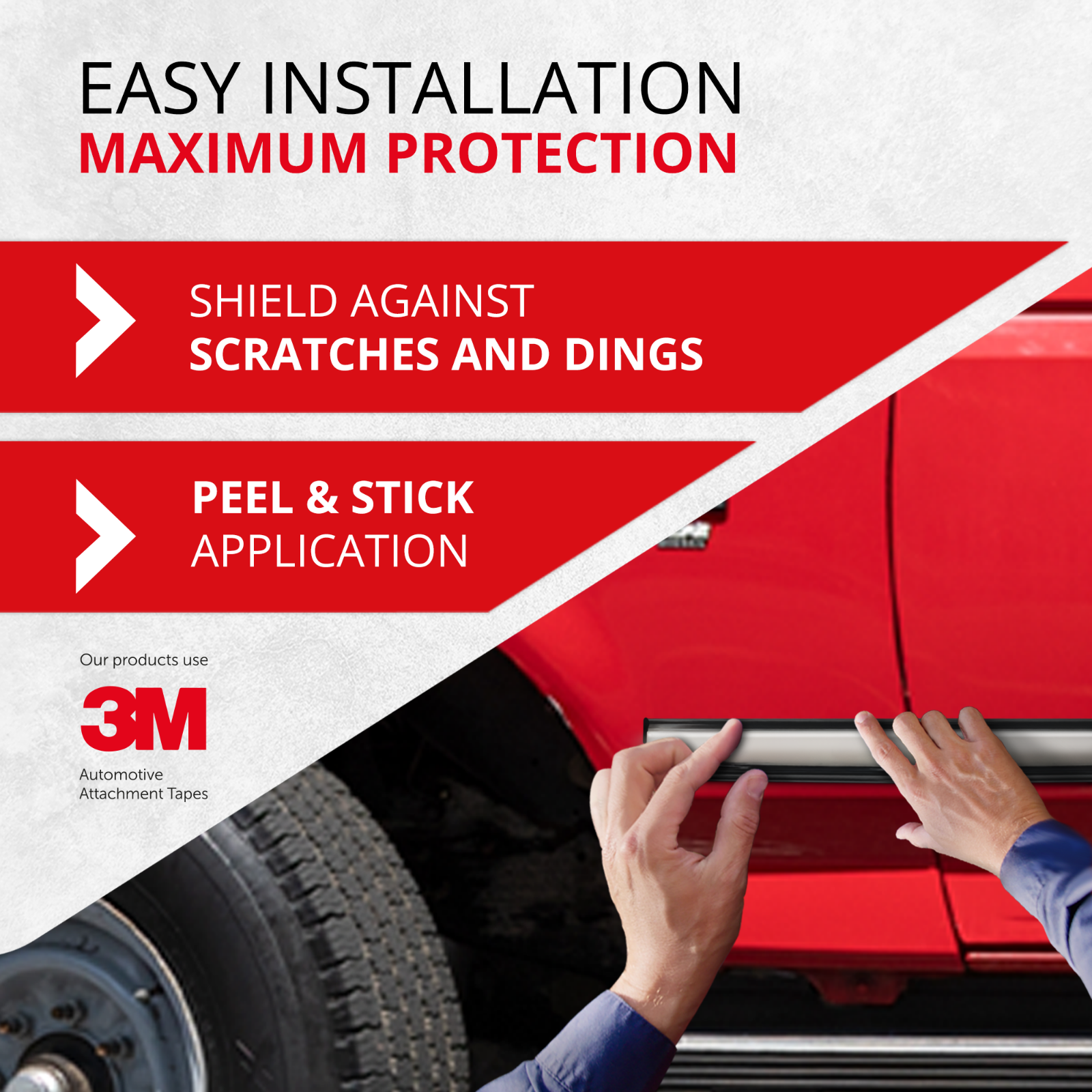 ALL-FIT Replacement Side Molding Trim Old Body Style 1992-96 Ford Truck OBS