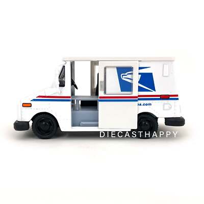 USPS Mail Delivery Truck 1:36 Scale Diecast Model White by Kinsmart