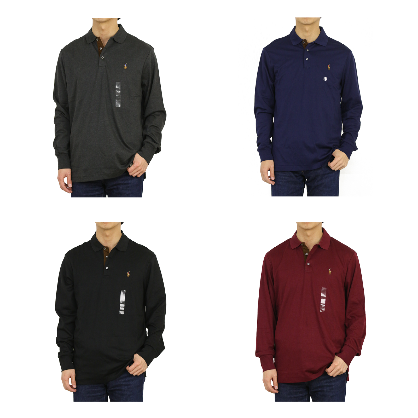 

Поло Polo Ralph Lauren с длинным рукавом Classic Fit Soft Touch Polo - 4 цвета -