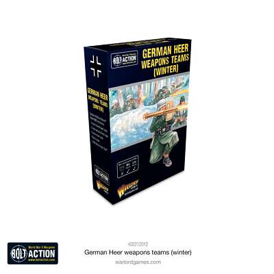 Немецкие оружейные команды Heer (Winter) Bolt Action Warlord