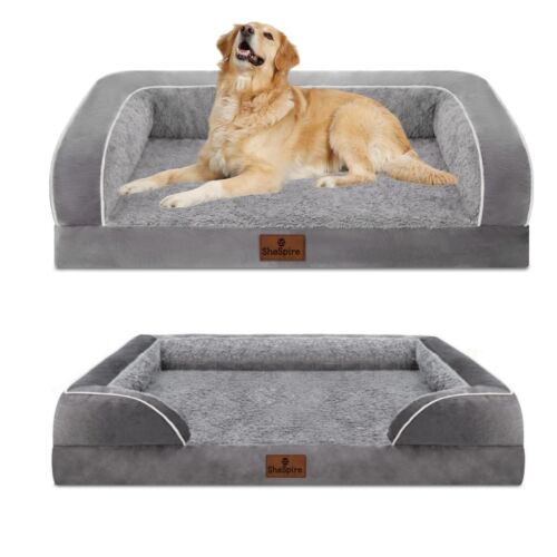 Extra Large Pet Dog Bolster Sofa Bed Removable Cover Xl