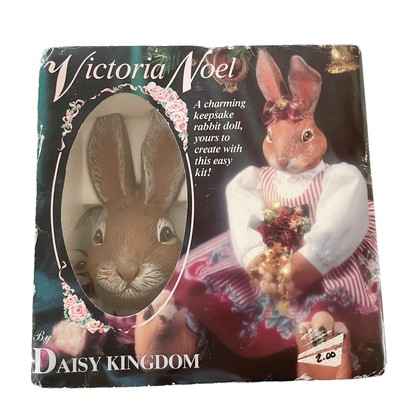 Vintage Daisy Kingdom Victoria Noel Rabbit Doll Kit Craft Sewing Ragdoll